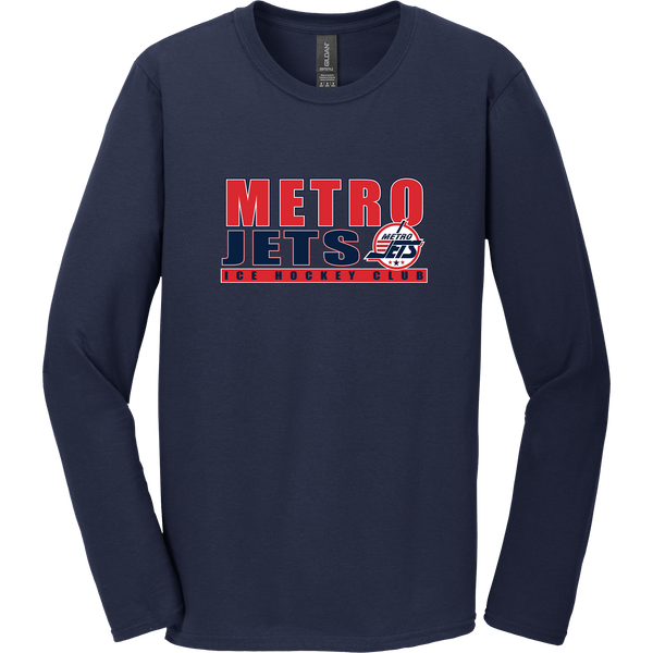 Metro Jets Softstyle Long Sleeve T-Shirt