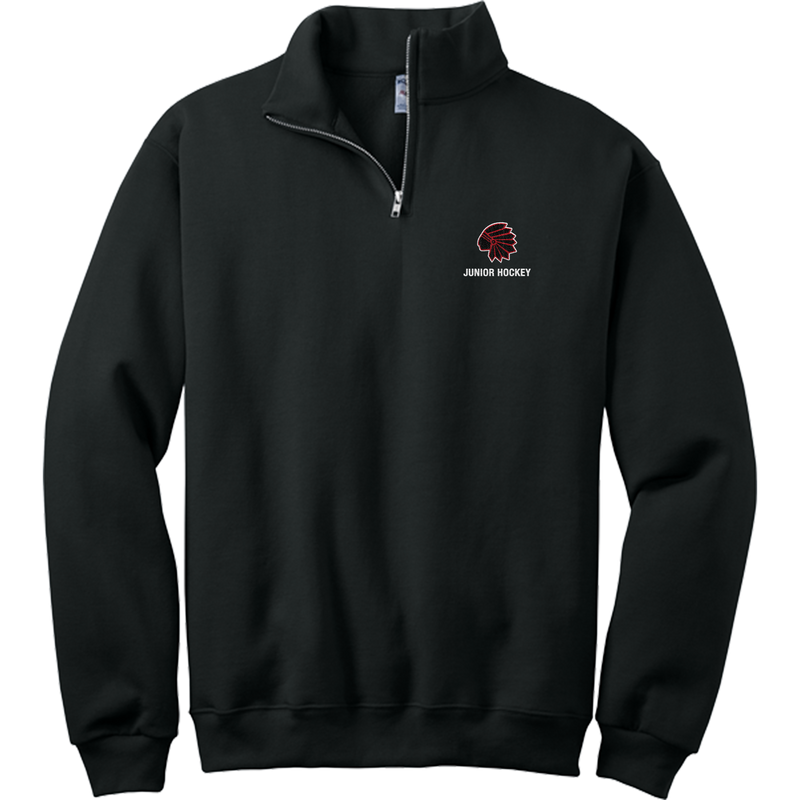 Mercer Junior Hockey NuBlend 1/4-Zip Cadet Collar Sweatshirt
