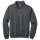 Biggby Bombers NuBlend 1/4-Zip Cadet Collar Sweatshirt