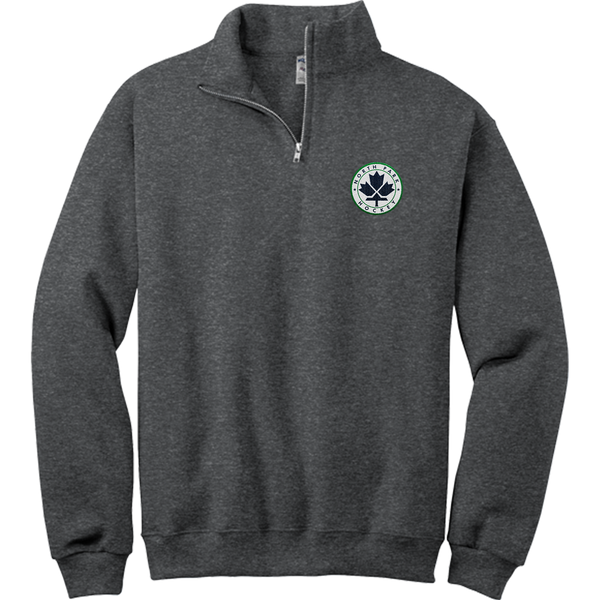 North Park Hockey NuBlend 1/4-Zip Cadet Collar Sweatshirt
