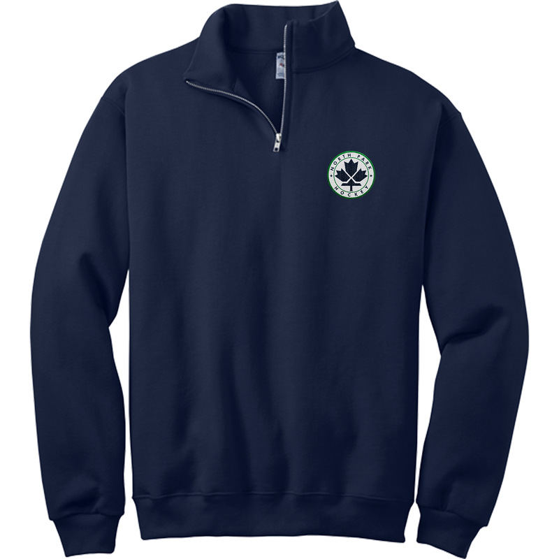 North Park Hockey NuBlend 1/4-Zip Cadet Collar Sweatshirt
