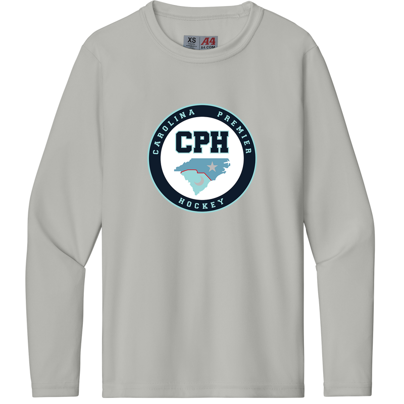 Carolina Premier Hockey Youth Cooling Performance Long Sleeve Tee