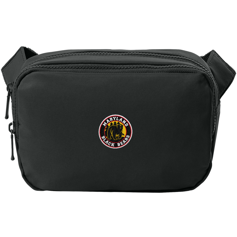 Maryland Black Bears Matte Dual-Compartment Crossbody