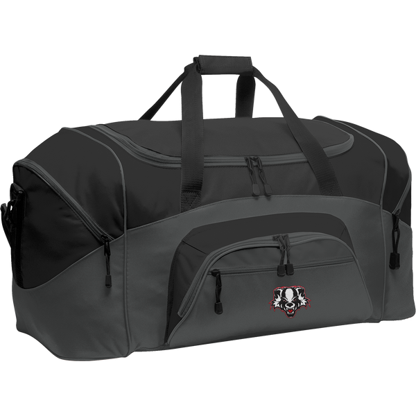 Scary Badgers Standard Colorblock Sport Duffel