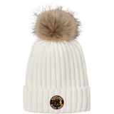 Maryland Black Bears Faux Fur Pom Beanie