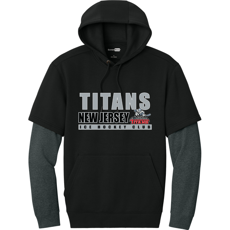 NJ Titans Tough Fleece Layered Hoodie