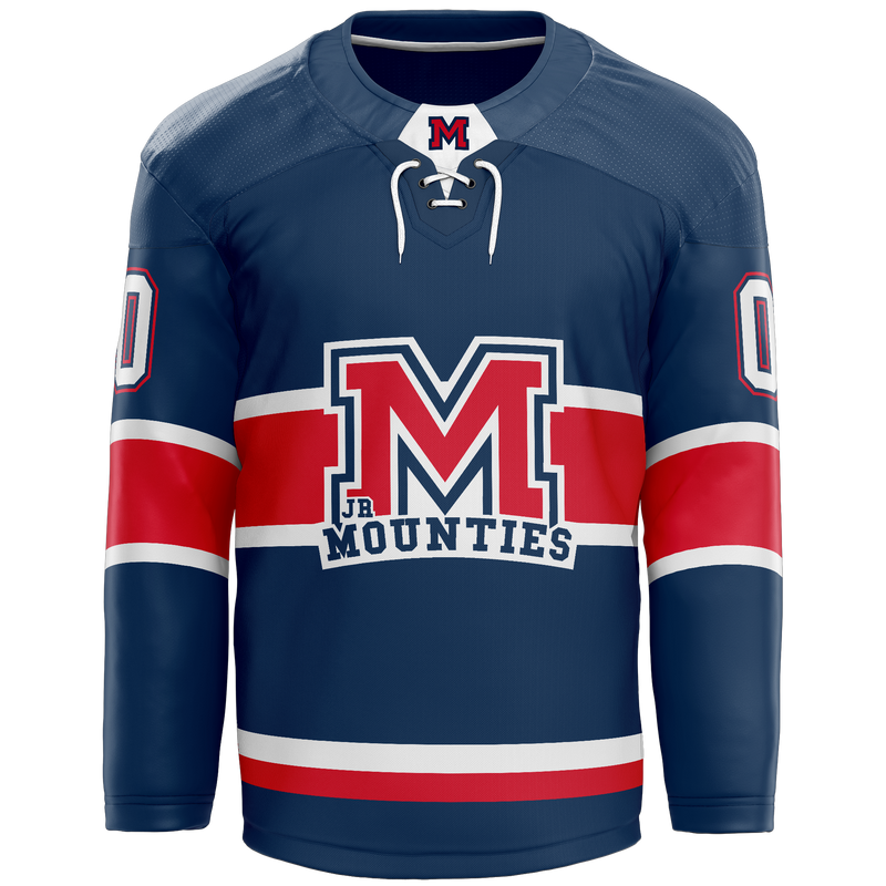 Jr. Mounties Player Jersey - Navy - Kit