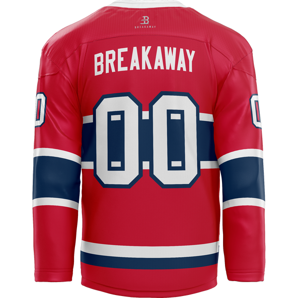 Jr. Mounties Player Jersey - Red - Kit