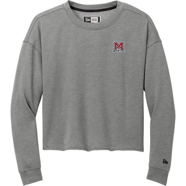 Jr. Mounties New Era Ladies Tri-Blend Fleece Crop Crew