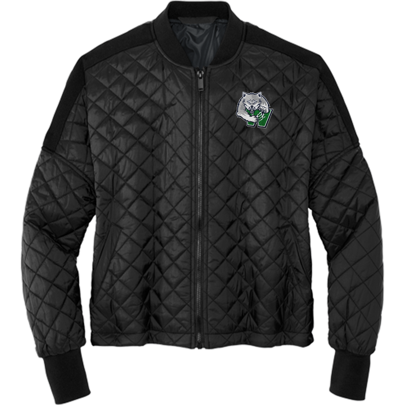 Woodbridge Wolfpack Mercer+Mettle Womens Boxy Quilted Jacket