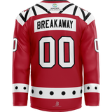 NJ Titans Midgets Player Jersey - Red - Kit