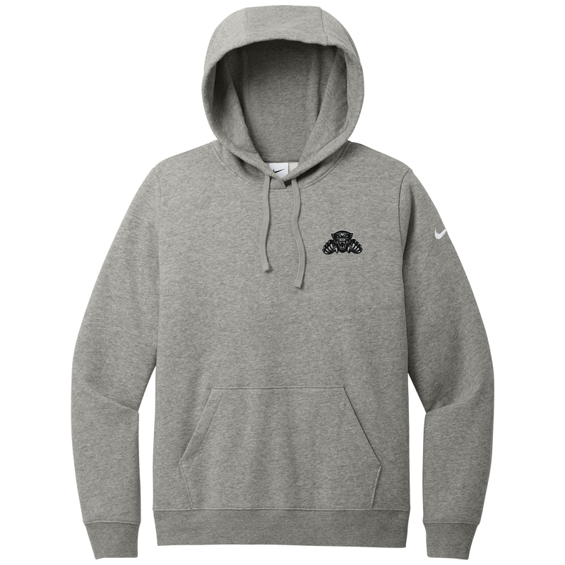 Igloo Jaguars Nike Women's Club Fleece Sleeve Swoosh Pullover Hoodie