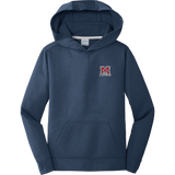 Jr. Mounties Youth Performance Fleece Pullover Hooded Sweatshirt