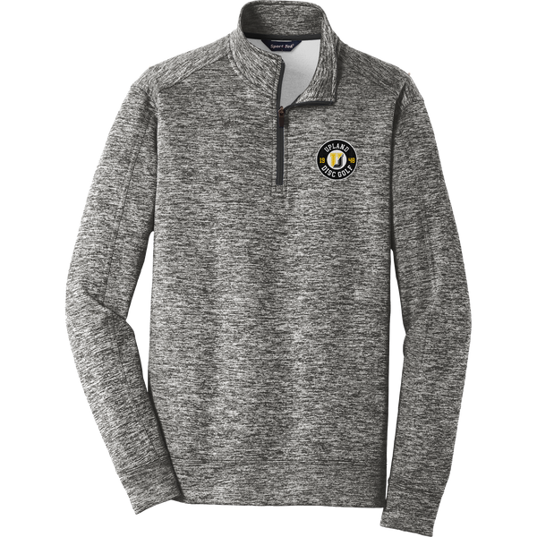 Upland Disc Golf PosiCharge Electric Heather Fleece 1/4-Zip Pullover