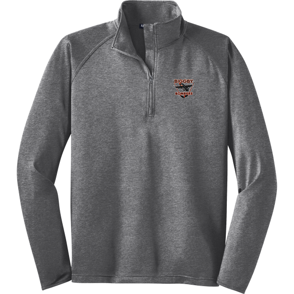 Biggby Bombers Sport-Wick Stretch 1/4-Zip Pullover