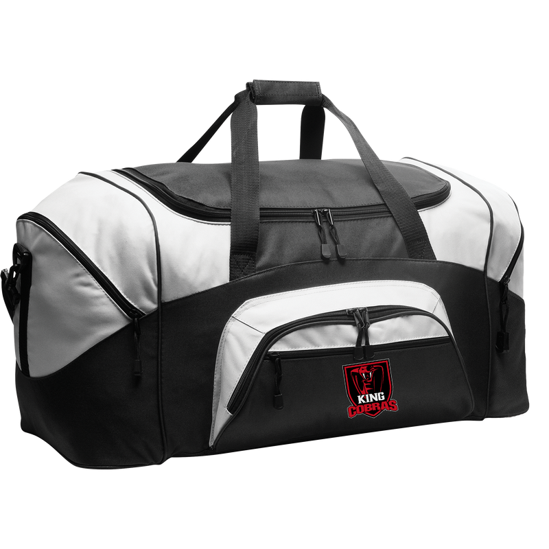 King Cobras Standard Colorblock Sport Duffel