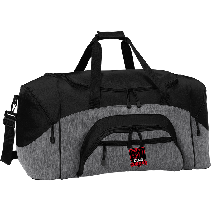 King Cobras Standard Colorblock Sport Duffel