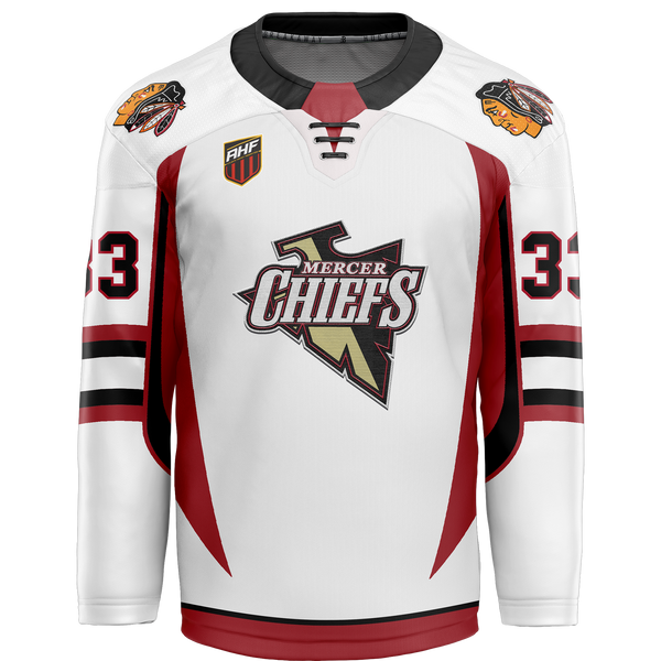 Mercer Chiefs Special Store Adult Goalie Cut and Sew Jersey