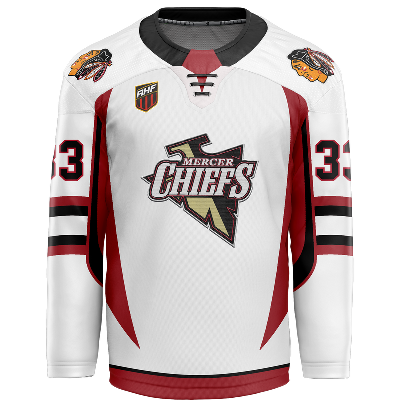 Mercer Chiefs Special Store Adult Goalie Cut and Sew Jersey